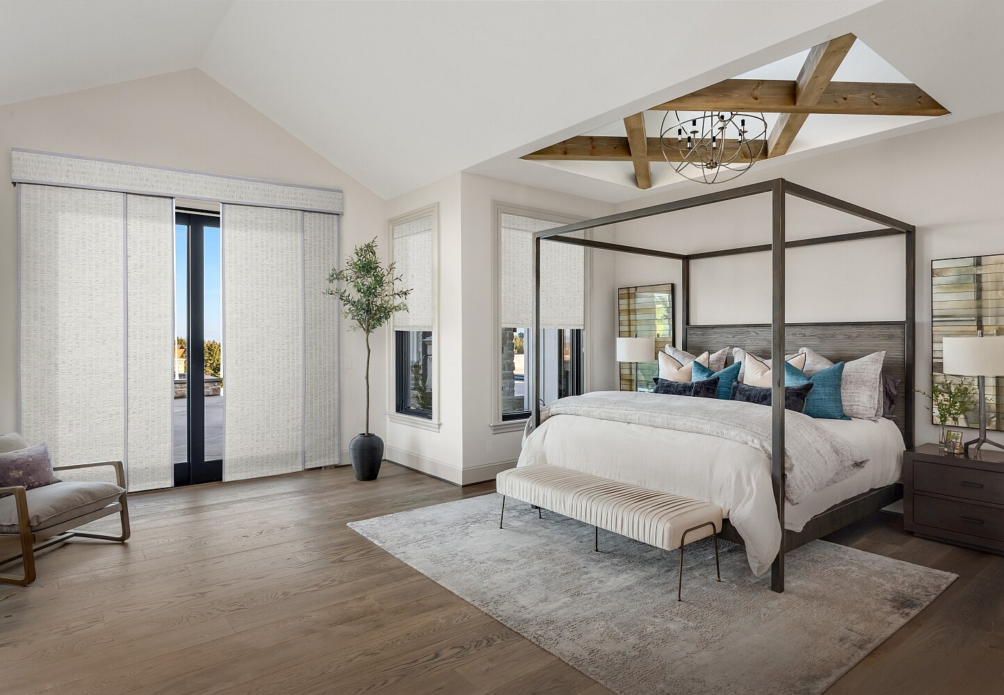 SouthSeas: Woven Wood Sliding Panels